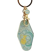 Vintage Illustrated Zodiac Keychain, 12 Constellations Enamel Keychain, Astrology Pendant for Keys or Bag, Horoscope Gift