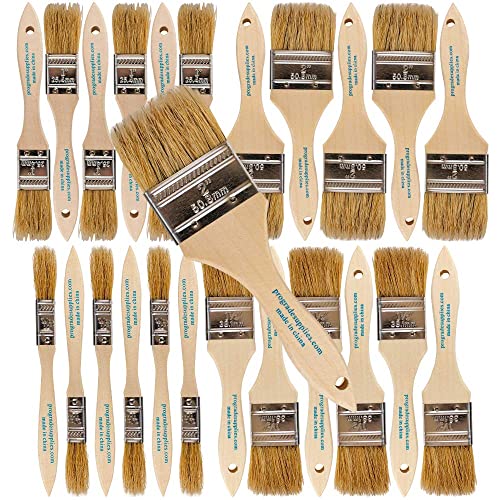 Pro Grade Chip Paint Brushes 24 Piece Variety Chip Brush Set