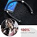 Bluetooth Headphones Wireless Neckband Headset - Sweatproof Foldable Earphones with Mic, Retractable Earbud and 16 Hours Play Time for iPhone Android Cellphone Tablets TV