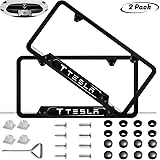 2-Pieces High-Grade License Plate Frame for Tesla,Tesla tag License Frame (Tesla)