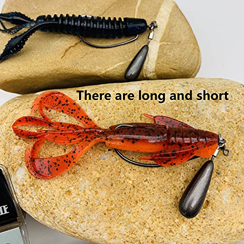 Drop Shot Rig Kit Bass Fishing 3 Packs for Bass Fishing Lures Crappie