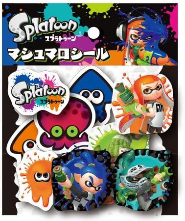 Amazon スプラトゥーン マシュマロシール アニメ 萌えグッズ 通販