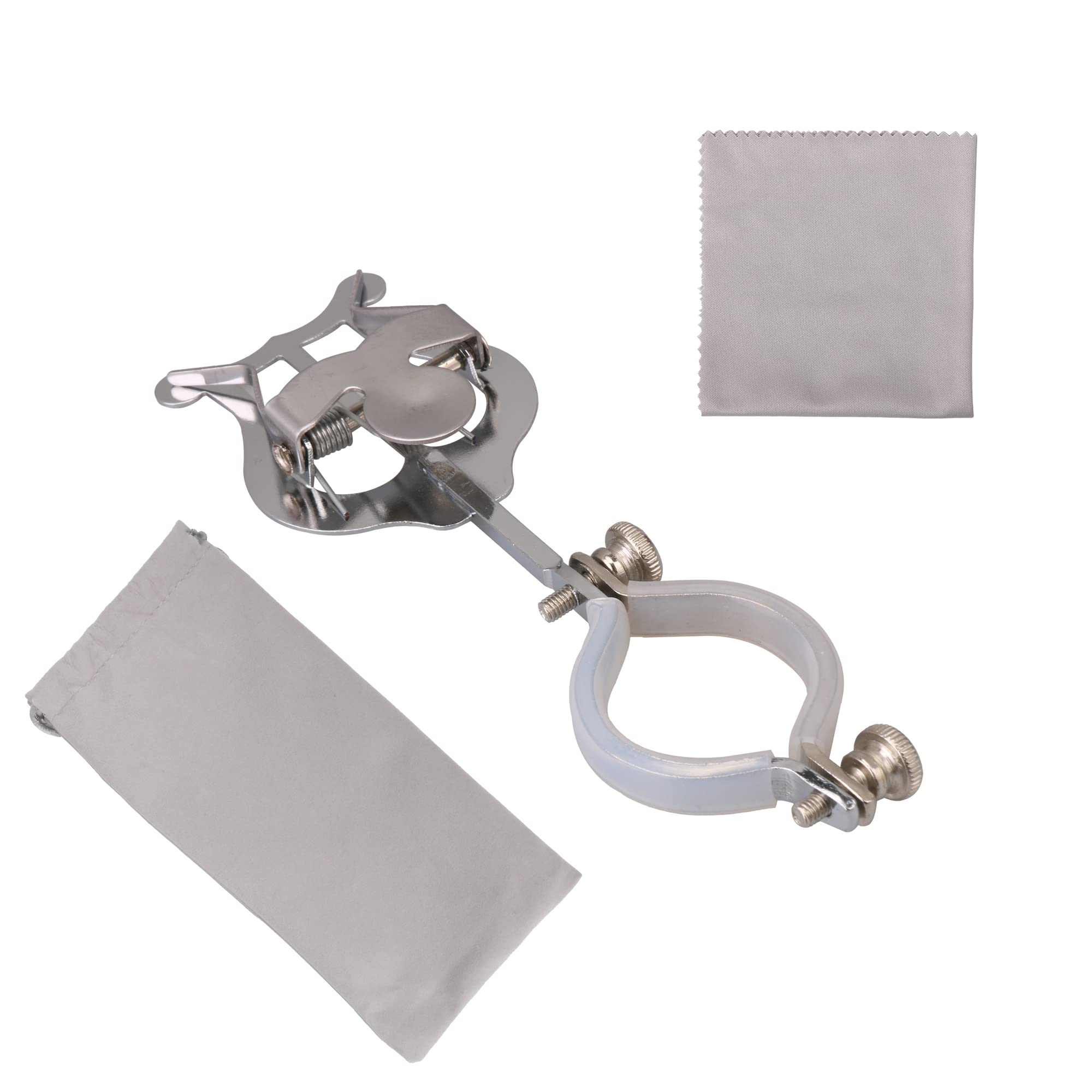 BQLZR Metal Plating Sheet Music Clip Holder Clamp-On Lyre Musical Instrument for Clarinet Part,Trumpet Lyre
