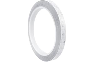 Qancekoo Reflective Tape 0.4" x 26 Feet Thin Warning Caution Reflector Tape Sticker Waterproof Adhesive Reflective Strip Roll