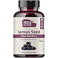 Ireya Ayurveda Jamun Seed 1000mg (90 Capsules) - Indian BlackBerry (Eugenia Jambolana) Ayurvedic Herb, 45-Day Supply