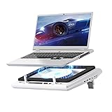 llano V12 Laptop Cooling Pad with 5.5" Turbofan