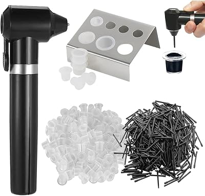 Emalla Tattoo Ink Mixer Machine Kit w/ 100 Sticks & Cups Stainless Steel Holder