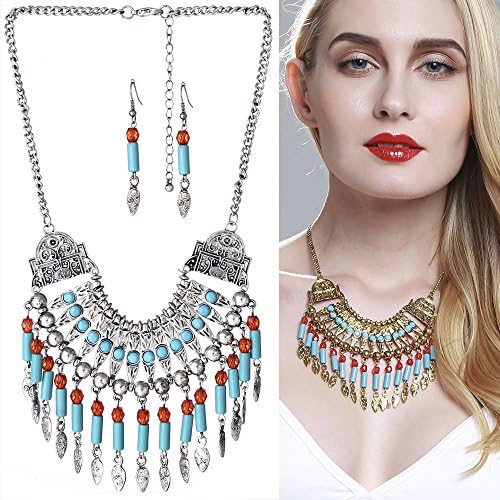 Venusvi Necklace choker with long chain for Women and Girls