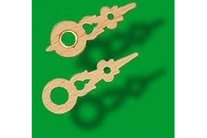 August Schwer Hands for The Cuckoo Clock 32mm (1.26inch) and 30mm (1.18inch) from Wood with nut of Brass 9.0106.03