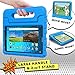 Cooper Dynamo [Rugged Kids Case] Protective Case for Samsung Tab 3 Lite 7, Tab E Lite 7 | Child Proof Cover Stand, Handle | T110 T111 T113 T115 (Blue)