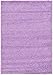 Unique Loom Solid Shag Collection Lilac 4 x 6 Area Rug (4' x 6')