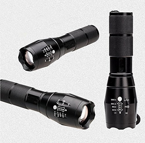 image for BESTSUN 3 Pack TC1200 Flashlight Military Grade Tactical Waterproof Le