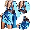 Merssavo-Sexy-Donna-Accappatoi-Pigiama-Lingerie-Abito-Vestito-G-string-Perizoma-Pizzo-Biancheria-da-Notte