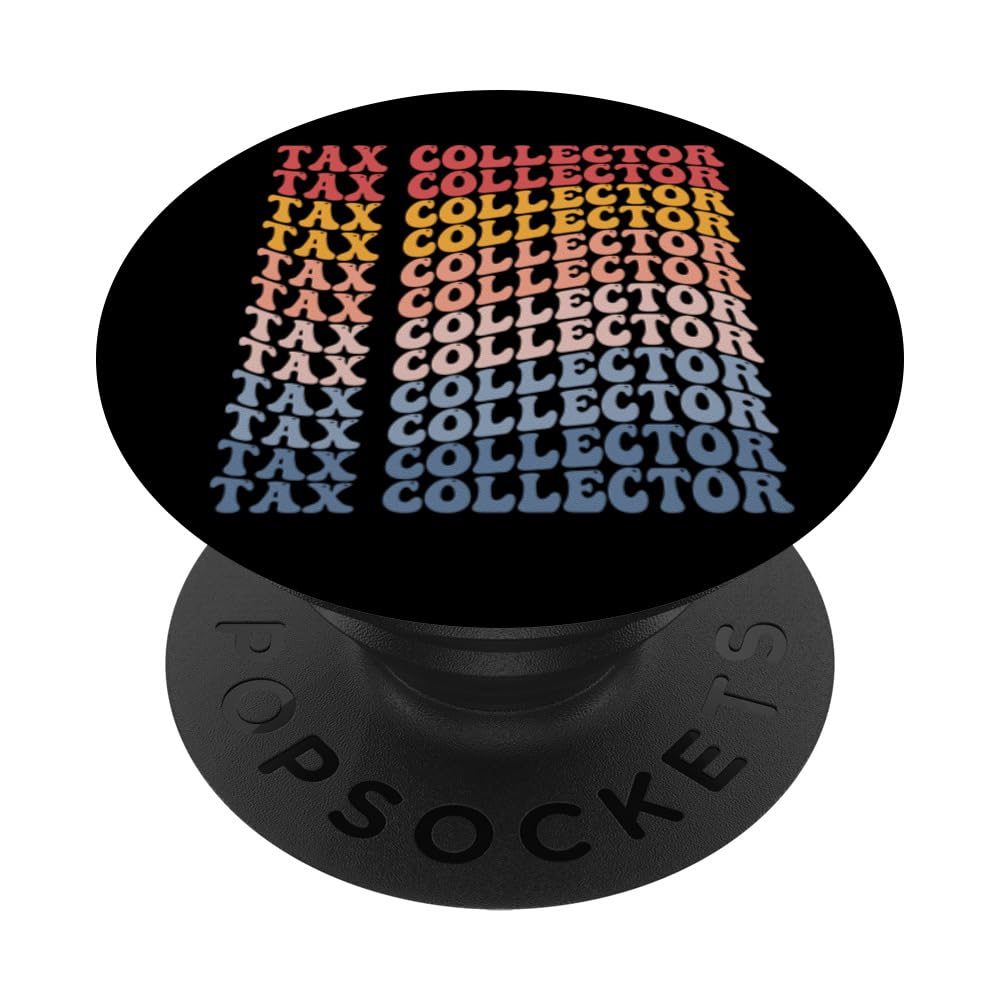 Tax Collector Groovy Retro PopSockets Swappable PopGrip