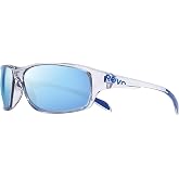 Revo Vertex Polarized Sunglasses | Lightweight Wraparound Profile | Sporty Rectangle Frame