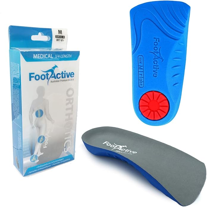 Orthotic Insole with Arch Support FootActive MEDICAL 3/4 Insoles