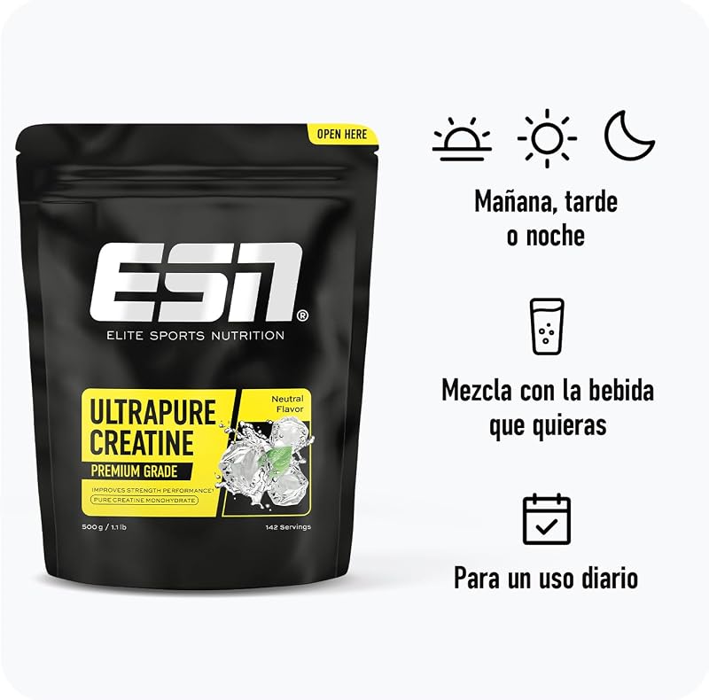Ultrapure Creatine Monohydrate, Cereza fresca, 250 g, 62 raciones