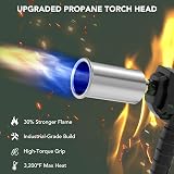 Sondiko Powerful Cooking Blow Torch Propane Burner Adjustable Flame view 3