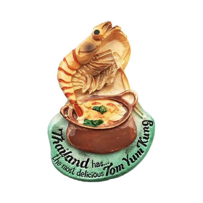 3D Tom Yum Kung Tailandia Refrigerador Imán de Nevera Recuerdos ...
