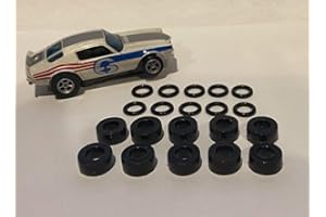 GENERIC 20 Urethane Tires For AFX Aurora Front and Rear HO Slot Car Magna-Traction