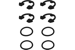 KOATUKYS 7337589 Water Softener Clips with O-Ring for GE, Sears, North Star Softeners 7170262 7083106 7173016 7039068 WS03X10011
