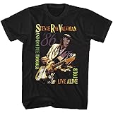 American Classics Stevie Ray Vaughn Live Alive Tour Black Adult T-Shirt Tee
