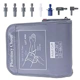 3XL Blood Pressure Cuff, Adult Cuff, Compatible with Most Monitors, ARM Blood Pressure Replacement Cuff with 8 Connectors(3XL)