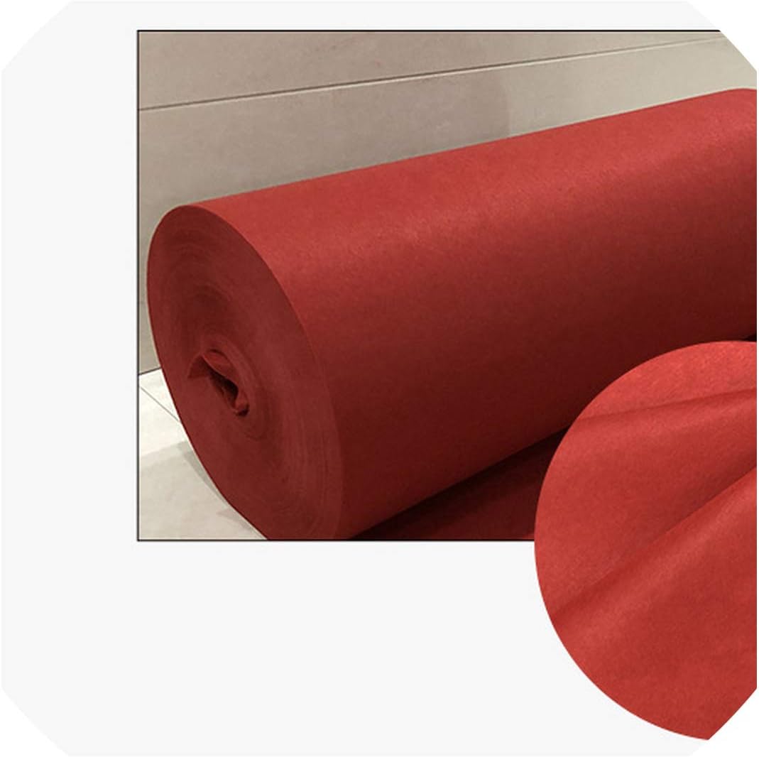Disposable Red Carpet Runner 5/8/10/12/15/18X1M Large Red Carpet Aisle Floor Runner Wedding Birthday Party Decoration,Red,1X6M