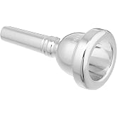 Trombone Mouthpiece 6.5AL Medium Deep Cup 25.4mm Large Bore (MPC65ALTRB) | 6-1/2 AL Size Equivalent with Small Tenor Shank for Trombonists Transitioning Toward Large Bore Playing
