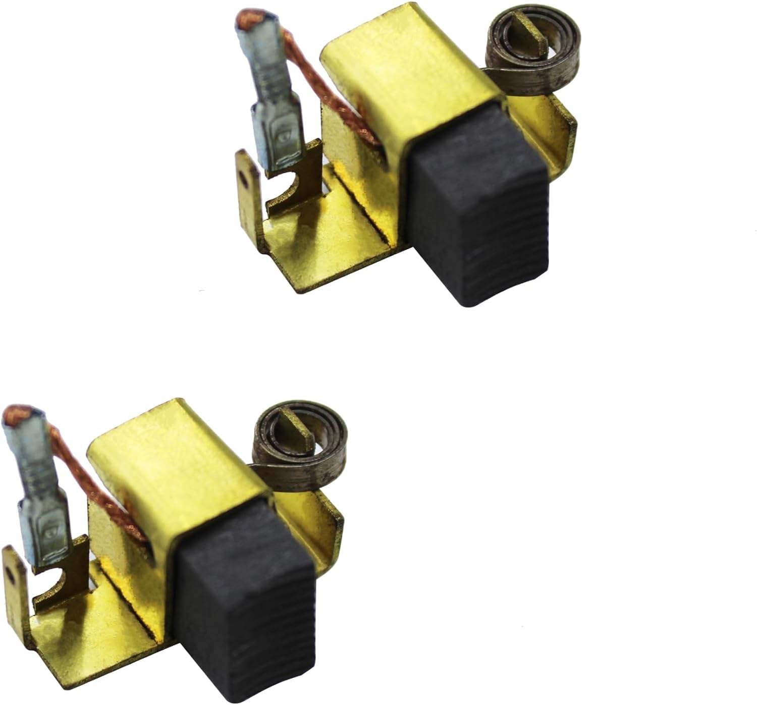 Photo 1 of 22-18-2240 Carbon Brush Assembly For Milwaukee Angle Grinders 6121-30, 6121-31 (2 pack)