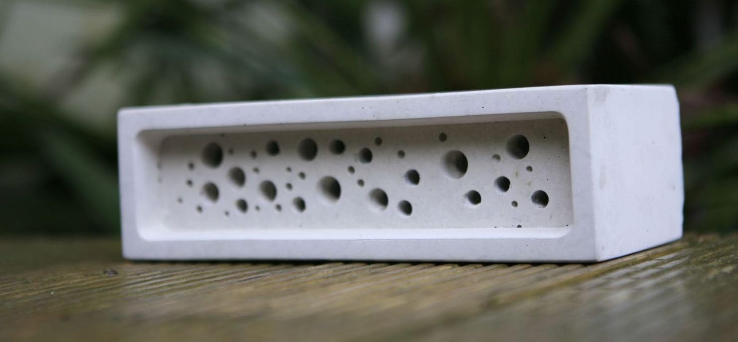 Nido de ladrillos Bee Hotel abejas Colmena Casa 21,5 cm x 10,5 cm ...