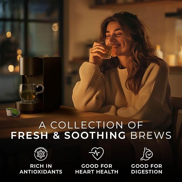 GYA TEA CO EVENING CALM TEA POD COLLECTION GIFT SET (60 COUNT) – DIFFERENT FLAVORS ASSORTED VARIETY PACK