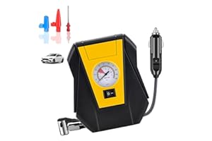 KUXISA Tire Inflator Portable Air Compressor - Air Pump 180PSI Cordless Electric, Suitable for Car, Motorcycle, Bicycle, Ball and More