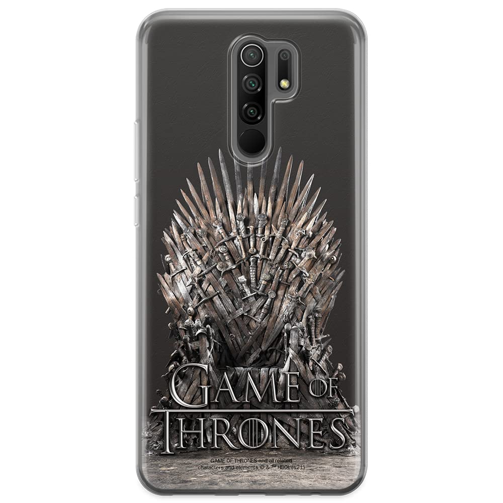 ERT GROUP mobile phone case for Xiaomi REDMI 9 original and officially Licensed Game of Thrones pattern 017 optimally adapted to the shape of the mobile phone, case made of TPU