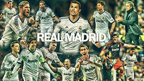 KumkumArts F C Real Madrid Wall Poster 12 x 18 Inch HD Quality Material Gloss Paper.