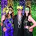 Fun Express Metallic Mardi Gras Fringe Curtains (2-Pack)