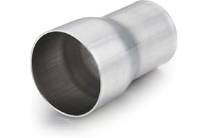 Exhaust Adapter Connector 2" ID to 2.5" ID, A-KARCK Exhaust Pipe Reducer 4" Overall Length 304 Stainless Steel