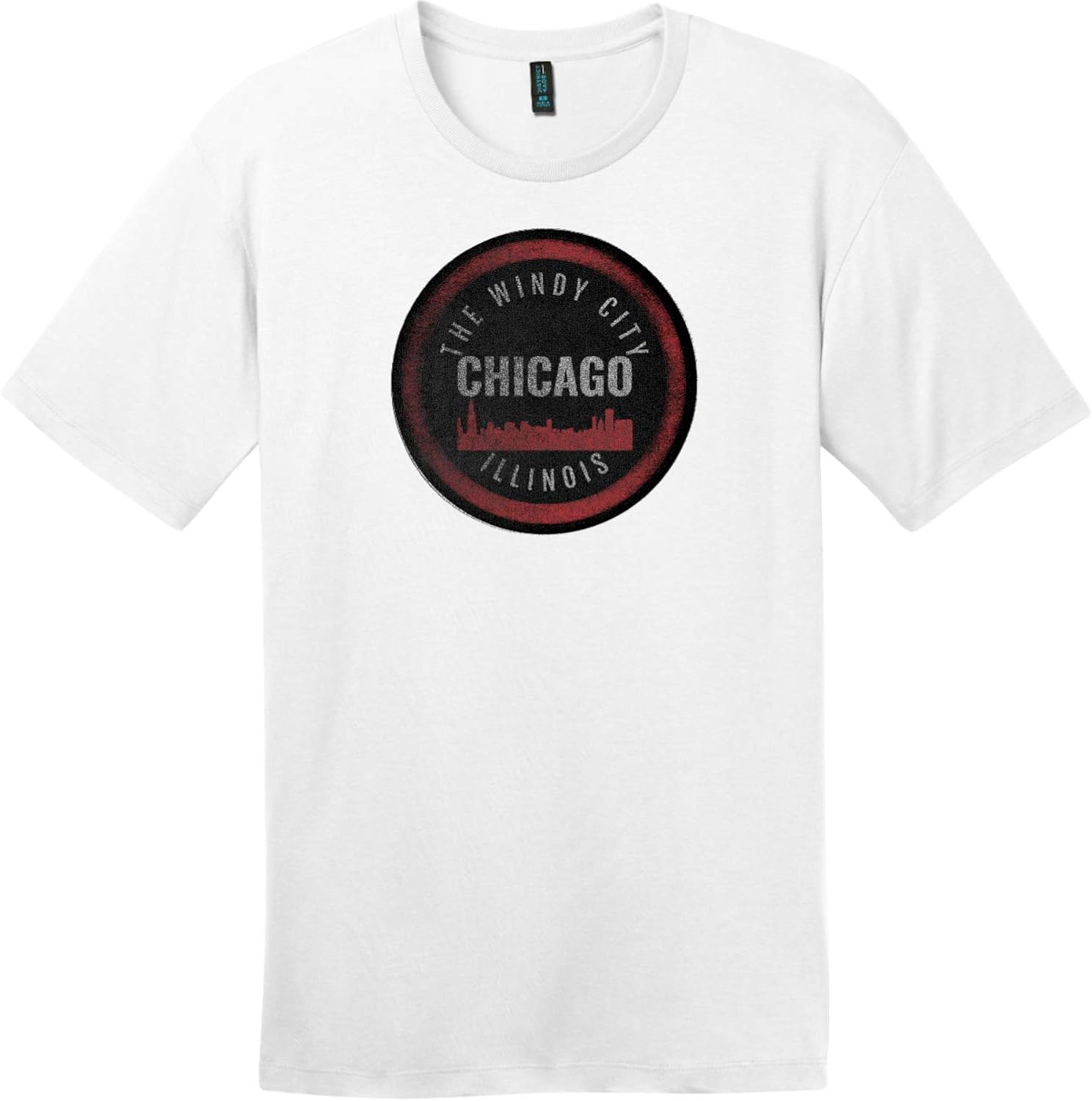 Amazon.com: U.S. Custom Tees Chicago Illinois The Windy City T-Shirt