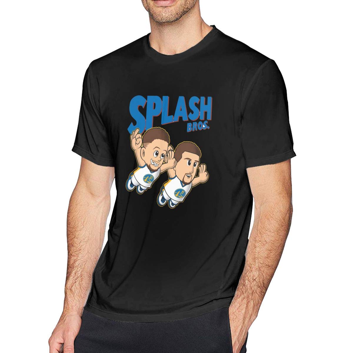 Buy Splash BROS Men's Short Sleeve TShirt Black at Amazon.in