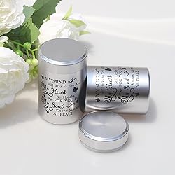 DAIFFUNE Small Urns for Ashes - Set of 2，2.7 Inch