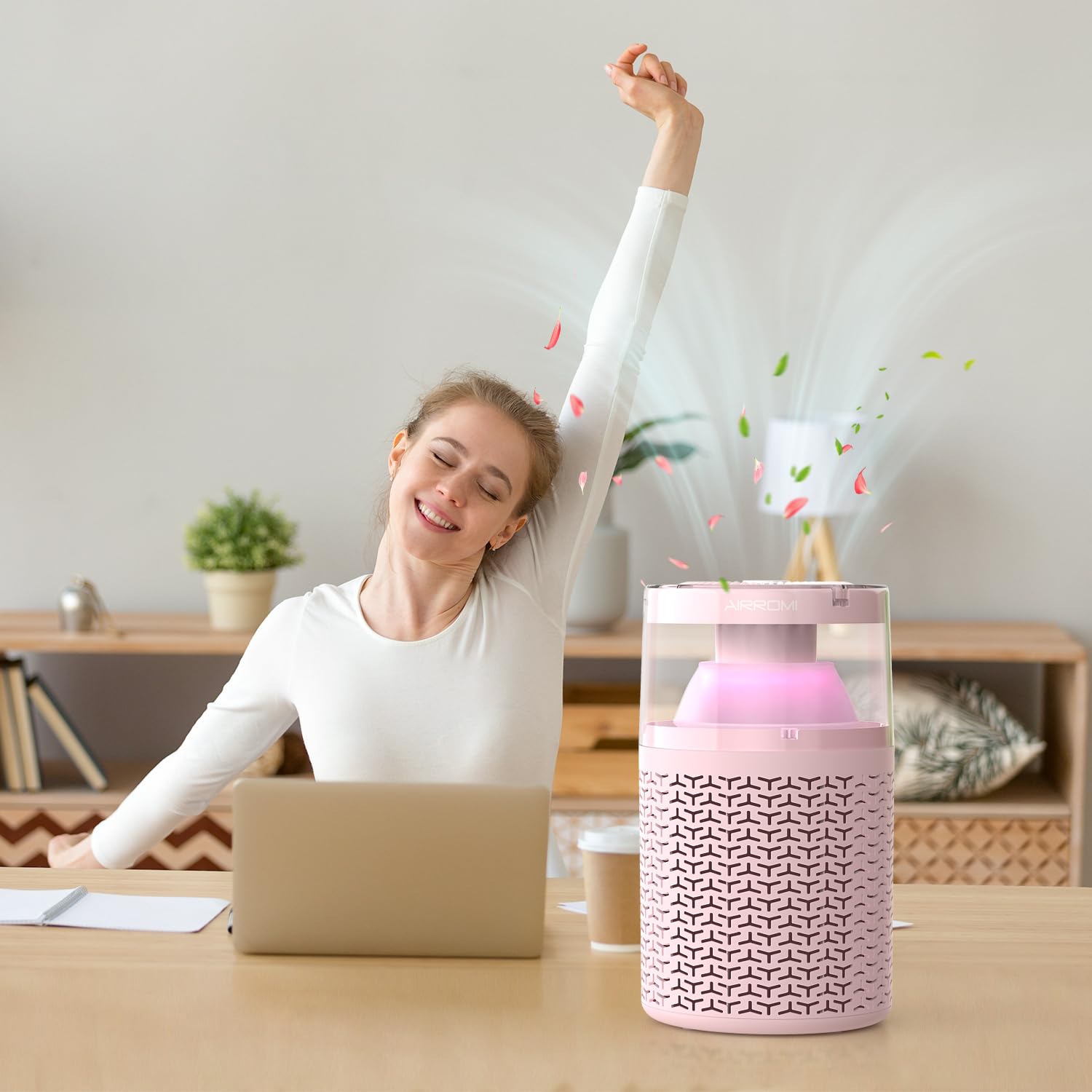 AIRROMI Aromatherapy Cotton Pads compatible with A2001, A2002, and A2005 Pet Air Purifiers for Better Sleep, Ideal for Pet Owners 1 Pack of 12