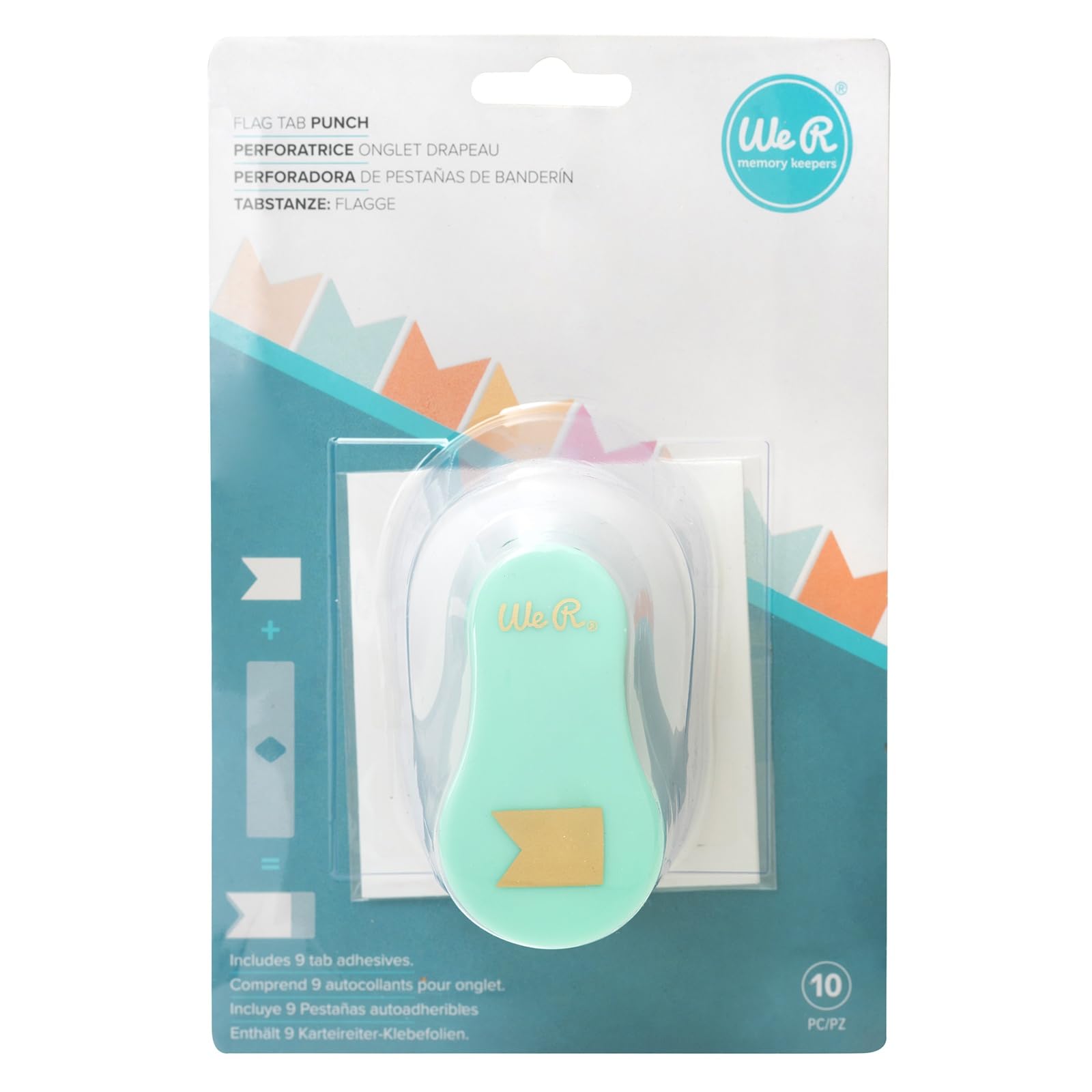 We R Memory Keepers Flag TAB Punch