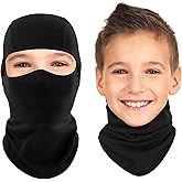 Ameceres Kids Balaclava Ski Mask Cold Weather Windproof Tactical Face Mask Winter for Skiing Snowboarding Cycling