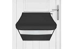 Apallas Mail Slot Catcher, Post Letter Box Cage Ideal for UPVC, Glass, Wood and Metal Doors. Strong Adhesive Letters, Small P