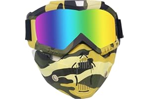 EKIND Tactical Mask with Removable Face Mask Compatible for Nerf Elite Toy Gun Game Rival Ball