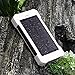 Solar Phone Charger, FKANT 10000mAh Portable Battery Charger Outdoor Dual USB External Battery Pack Solar Power Bank with LED Light and Compass for iPhone iPad Android Phones and More