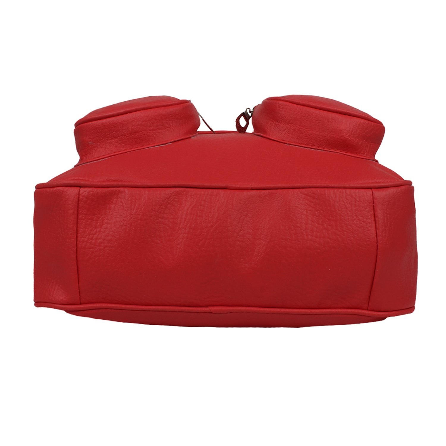 tarshi pu red backpack for women