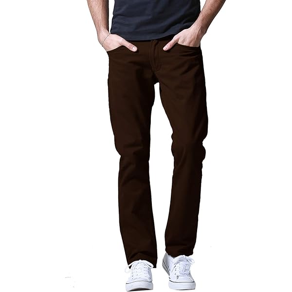 Pantalones Pana Rectos Elásticos Azul Pantalones De Pana Seidarise Hombre - Corte Recto, Holgados Y Con Cintura Elástica Pana Elástica