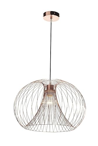Contemporary Modern Copper Wire Ceiling Pendant Chandelier Light