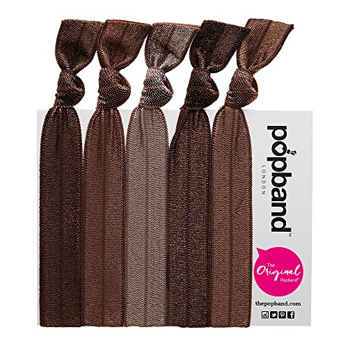 Popband Hair Ties, Cocoa